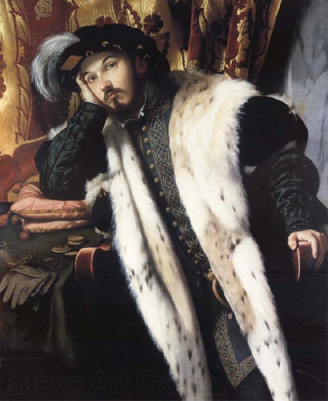 MORETTO da Brescia Portrait of a Young Man France oil painting art